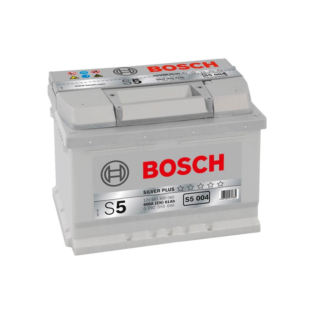 BOSCH 0092S50040 — BOSCH 0092S50040 Акумулятор автомобільний Bosch S5 Silver Plus 0092S50040 61Ah 600A R+