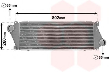 VAN WEZEL 30004217 — Радиатор интеркулера VW 30004217 SPRT TDI/CDI